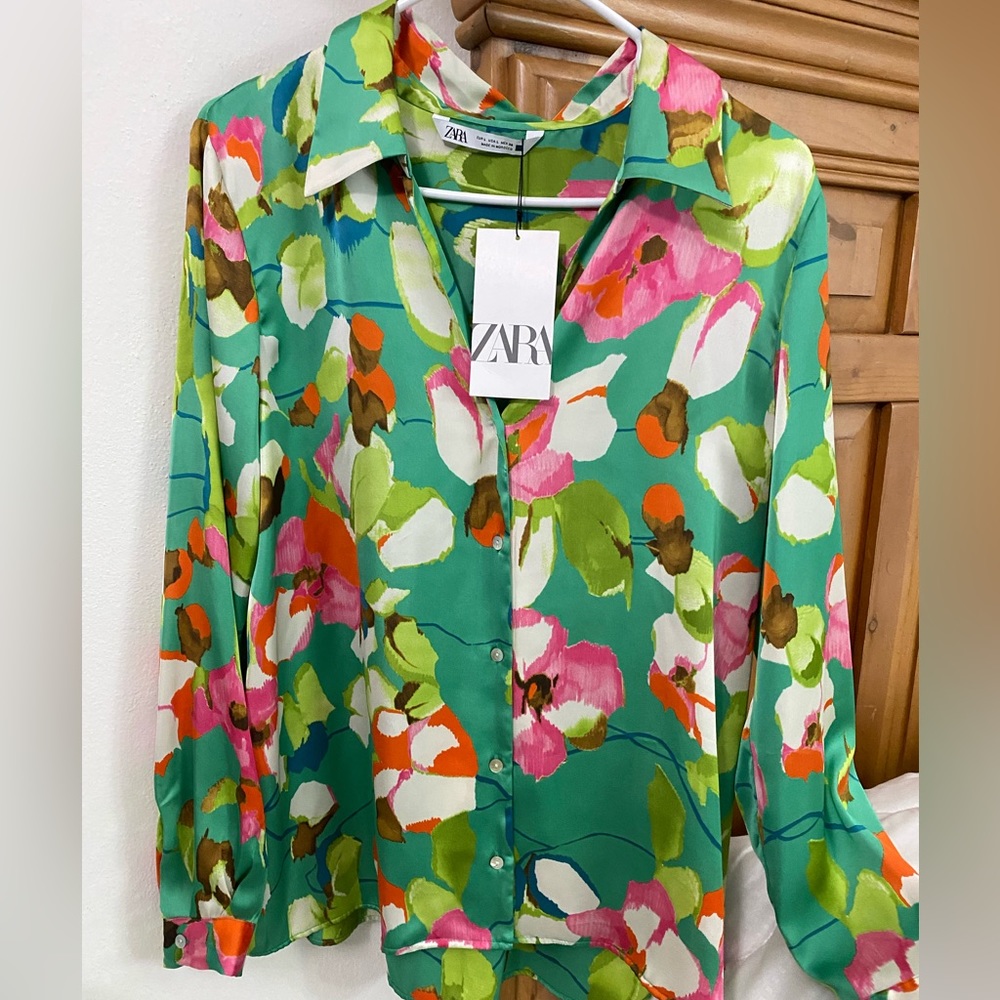 Zara Satin Shirt
